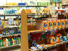 Оснащение магазинов хозтоваров и бытовой химии под ключ