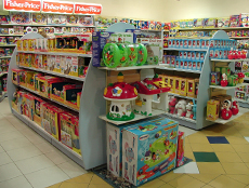 Оснащение магазинов детских товаров под ключ