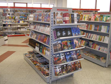 Оснащение книжных магазинов под ключ