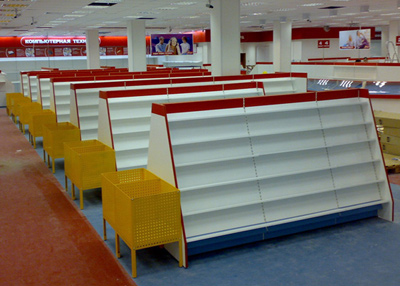 Торговые стеллажи ЛДСП