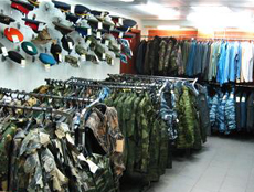 Оснащение рыболовных, охотничьих магазинов и военторгов под ключ